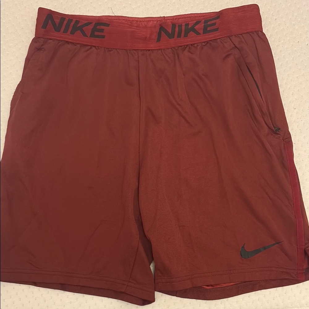 Nike Men's Red Drifit Shorts Men’s M